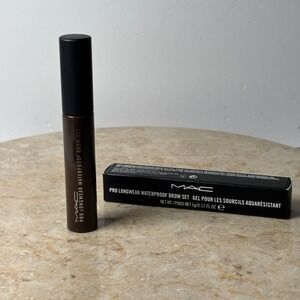 MAC Pro Longwear Waterproof Brow Set Bold Brunette Eyebrow Gel‎ New